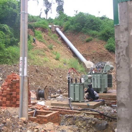 CHẾ TẠO VÀ LẮP ĐẶT ĐƯỜNG ỐNG DẪN NƯỚC THỦY ĐIỆN